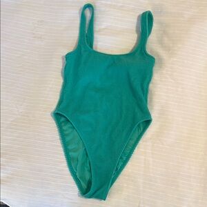 Xhilaration Green One Piece Swimsuit